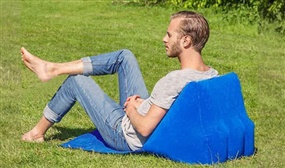 Beach Mat with Inflatable Backrest in 3 Colours