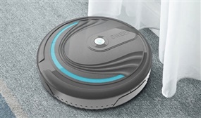 Battery-Powered or Rechargeable Cordless Robot Sweeper