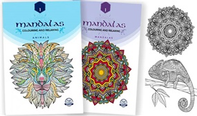 Adult A4 Relaxing Mandalas Colouring Books