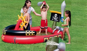 Bestway Pirate Ship Paddling Pool and Play System