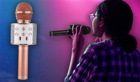 Kids Wireless Bluetooth Karaoke Microphone in 5 Colours