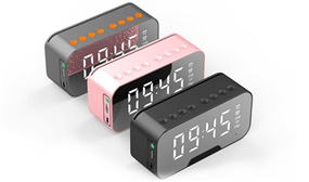 LED Alarm Clock Bluetooth Speaker - 3 Colours
