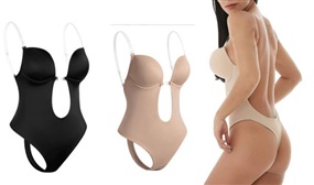 Women's Backless Shapewear with Transparent Straps