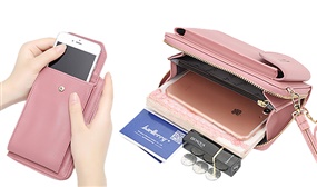 Multi-Functional Crossbody Phone Holding Purse/ Pouch - 5 Colours