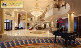 1 or 2 Night Luxury B&B Stay including Dinner & more at the Knightsbrook Hotel.