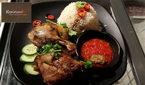 3-Course Malaysian Meal for 2 with a Bottle of Wine in Kopitiam, Capel Street