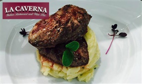 2-Course Lunch for 2 or 4 people at La Caverna, Dublin