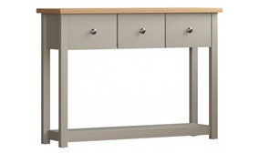 Arlington 1, 2 or 3 Drawer Console Table in 2 Colours