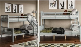 Milan Triple Sleeper Bunk Bed with Various Colour Options