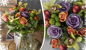 Christmas Wishes Bouquet of Flowers with Nationwide Delivery