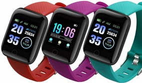 Style116 Fitness Tracker & Smart Watch (5 Colours)