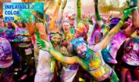 Super Fun Inflatable Colour Run! - Choice of Locations - Single, Family or Group Tickets.