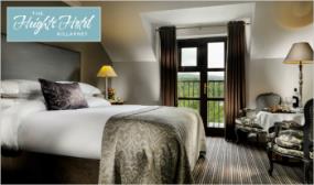1, 2 or 3 Nights Killarney B&B Escape for 2 with a Late Checkout at the Heights Hotel, Killarney