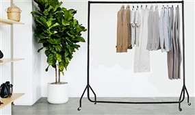 4, 5 or 6ft Heavy-Duty Hanging Clothes Rail