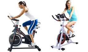 Flywheel Exercise Bikes with LCD Display