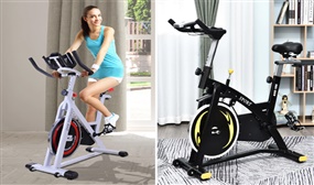 Flywheel Exercise Bikes with LCD Display 