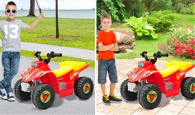 Kids Ride On Electric Quad Bike with LED Light & Music