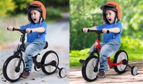 Kids Balance Bike With or Without Removable Stabilisers