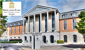 B&B, Spa Credit, Late Check-Out & More at the Midlands Park Hotel, Co. Laois
