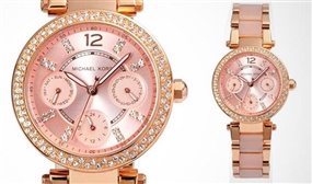 Michael Kors MK6110 Mini Parker Rose Gold Watch 