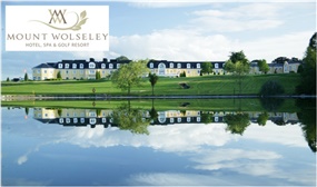 1 or 2 Nights B&B for 2, Main Course Meal, Resort Credits & more at the Mount Wolseley Hotel, Carlow