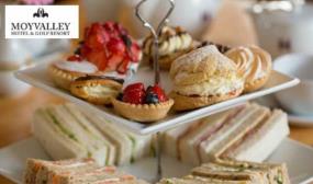 Sparkling Afternoon Tea for 2 people at 4-star Moyvalley House & Golf Resort, Co. Kildare