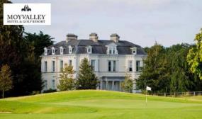 B&B including Main Course, Room Upgrade & More at Moyvalley Hotel & Golf Resort valid to April 