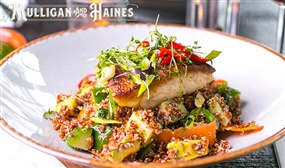 2-Course or 3-Course meal for 2 people @ Mulligan & Haines, Heart of Dublin, 32 Dame Street