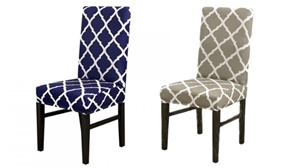 Patterned Chair Cover in 12 Colours