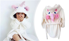Adorable Soft Unicorn Bathrobe - Suitable for 12 Months - 5 Years