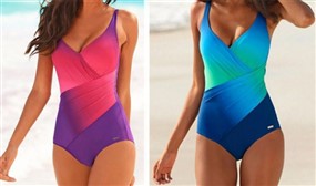 Women's Wrap-Around Swimsuit - Sizes UK 10-16