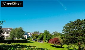 B&B, Bottle of Wine, Spa Credit or Golf & more at Nuremore Hotel and Country Club - valid to April 