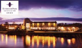 B&B, Bubbly, Spa Credit & Late Check-out & more at the 4-star Riverside Park Hotel Enniscorthy 