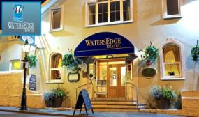 1, 2 or 3 Nights Stay for 2 with a 3 Course Dinner Each at the Award Winning WatersEdge Hotel, Cork