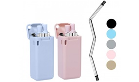 Premium Collapsible Sustainable Eco Friendly Drinking Straws