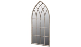 Gothic Arch Garden Mirror 50x115 cm for Indoor and Outdoor Use