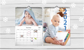 A3 or A4 Personalised Photo Wall Calendar 