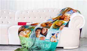 Personalised Luxury Mink Touch Photo Blanket - 3 Sizes