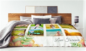 Personalised Luxury Mink Touch Photo Blanket - 3 Sizes