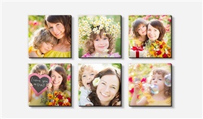 Personalised Photo Tiles (3, 4, 6 or 9)