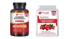 Cranberry Double or Triple Strength Supplement Tablets with added Vitamin C