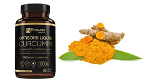 1 Month's Supply of Premium Liquid Turmeric - 185x More Absorbable Form of Turmeric
