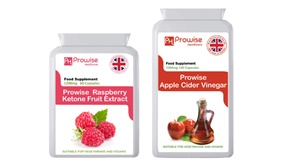 Raspberry Ketones & Apple Cider Vinegar Weight Loss Combo Pack - 60 Capsules