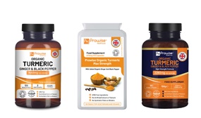 Turmeric Curcumin with Black Pepper & Ginger 120 Capsules - 3 Strength Options