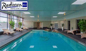 1 or 2 Nights Luxury B&B Stay for 2 people with €40 Spa Credit & more at Radisson Blu Hotel Limerick