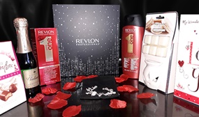 7 Piece Valentine's Day Gift Hamper for Her - Includes Haircare, Chocolates, Champagne & More