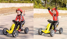 PRICE DROP: Kid's Genuine Ferrari Pedal Go Kart