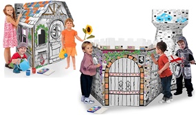 Kid's 3D Cardboard Playhouse's and Castles