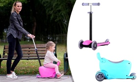 Price Drop: Kids 3 in 1 Multifunction Light-up Scooter, Walker and Stroller