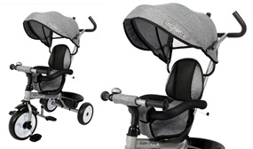 BEST SELLER: Restocked Kids Easy Steer Pedal Tricycle Stroller Suitable for Ages 18 Months to 3 Year